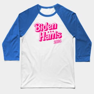 Biden Harris 2024 - Saving Democracy Barbie Style! Baseball T-Shirt